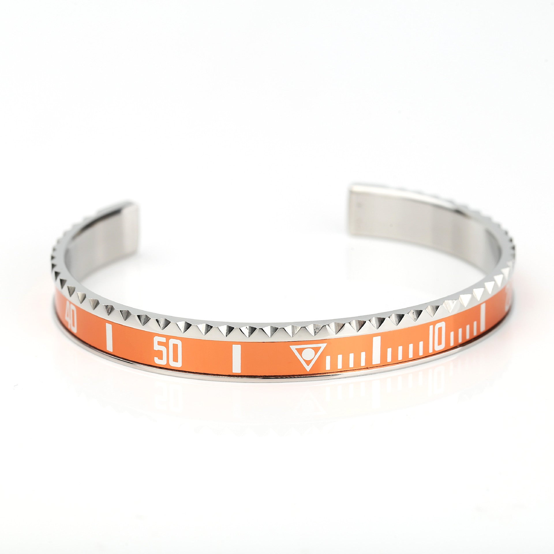 Open Trend Titanium Steel Geometric Packing Bracelet in Multiple Colors - Teleplus open trend titanium steel bracelet