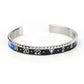 Open Trend Titanium Steel Geometric Packing Bracelet in Multiple Colors - Teleplus open trend titanium steel bracelet