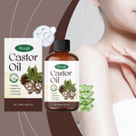 Organic Castor Oil for Moisturizing Eyebrow Hair and Body Care - Teleplus organic castor oil moisturizing eyebrow hair