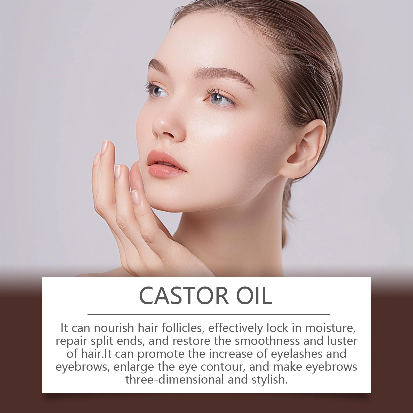 Organic Castor Oil for Moisturizing Eyebrow Hair and Body Care - Teleplus organic castor oil moisturizing eyebrow hair