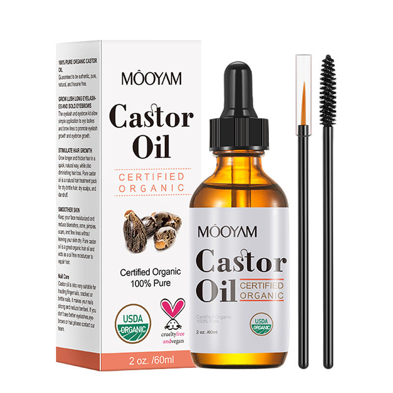 Organic Castor Oil for Skin and Hair Care 60ml - Teleplus castor oil