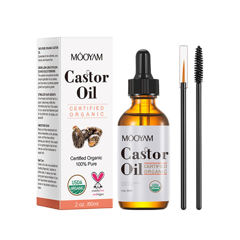 Organic Castor Oil for Skin and Hair Care 60ml - Teleplus castor oil