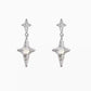 Original Design XINGX Suction Series Cool Ice Blue Asterism Earrings - Meet Your Cosmic Match with XINGX Asterism