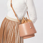 Original Drawstring Bucket Bag with Leather Two-Layer Design for Fashion Handheld - Style original drawstring bucket