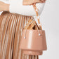 Original Drawstring Bucket Bag with Leather Two-Layer Design for Fashion Handheld - Style original drawstring bucket