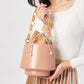 Original Drawstring Bucket Bag with Leather Two-Layer Design for Fashion Handheld - Style original drawstring bucket