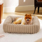 Orthopedic Washable Dog Bed Plush Cushion for Small and Medium Pets - Teleplus