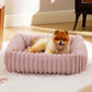 Orthopedic Washable Dog Bed Plush Cushion for Small and Medium Pets - Teleplus