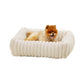 Orthopedic Washable Dog Bed Plush Cushion for Small and Medium Pets - Teleplus