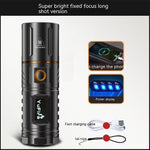 Outdoor Spotlight with Long Battery Life and Fast Recharge USB Flashlight - outdoor spotlight long battery flashlight