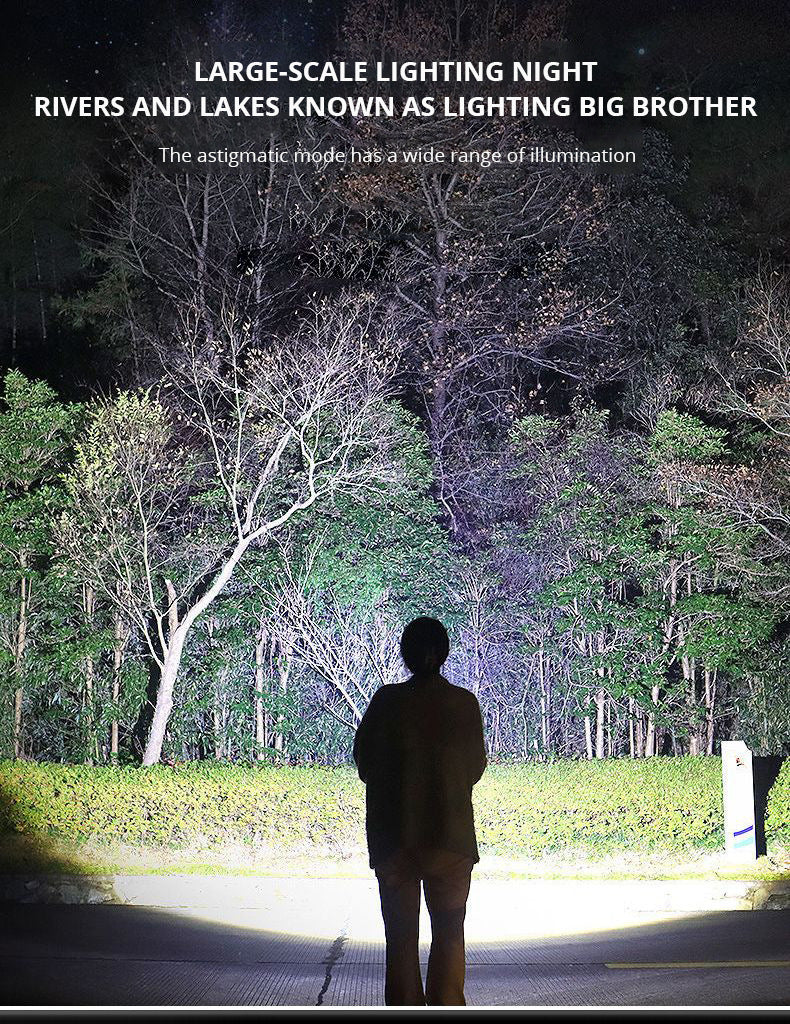 Outdoor USB Rechargeable Wolf Tooth Stick Self Defense Flashlight - Teleplus wolf tooth stick outdoor usb rechargeable