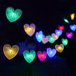 Outdoor Waterproof Solar Love Lighting Chain for Gardens and Patios - outdoor waterproof solar love lighting chain