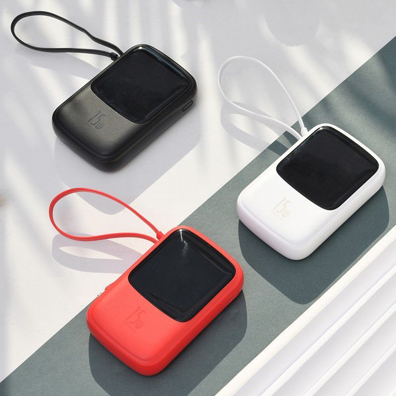 Own Cable Power Bank Is Compact And Portable 10000 MAh 15 - Compact 10000mAh Power Bank with Apple and TypeC Port