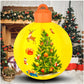 Oxford Cloth Inflatable Christmas Ball Air Led Light Decoration in Multiple Colors - with LED inflatable christmas ball