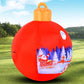 Oxford Cloth Inflatable Christmas Ball Air Led Light Decoration in Multiple Colors - with LED inflatable christmas ball