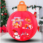 Oxford Cloth Inflatable Christmas Ball Air Led Light Decoration in Multiple Colors - with LED inflatable christmas ball