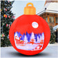 Oxford Cloth Inflatable Christmas Ball Air Led Light Decoration in Multiple Colors - with LED inflatable christmas ball
