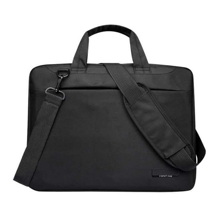 Oxford Cloth Laptop Bag with Internal Size Zipper Pocket and Tablet Compartment - internal size zipper pocket