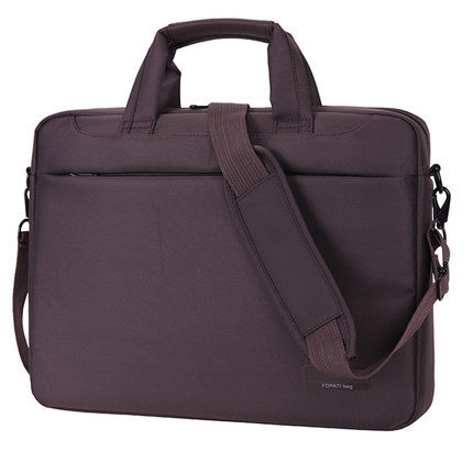 Oxford Cloth Laptop Bag with Internal Size Zipper Pocket and Tablet Compartment - internal size zipper pocket