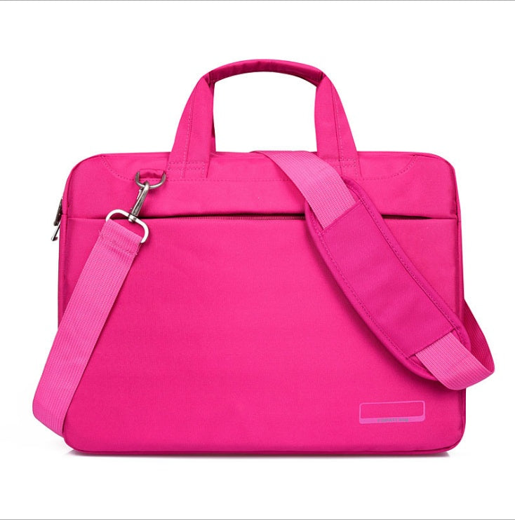Oxford Cloth Laptop Bag with Internal Size Zipper Pocket and Tablet Compartment - internal size zipper pocket
