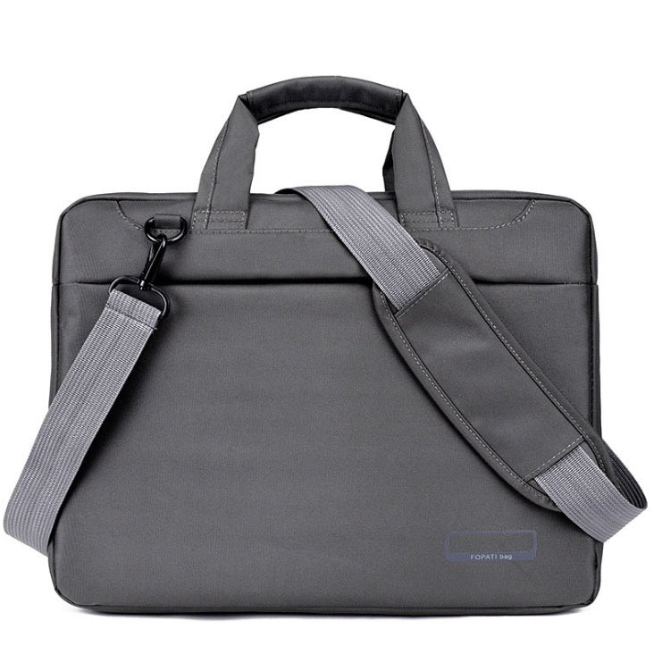 Oxford Cloth Laptop Bag with Internal Size Zipper Pocket and Tablet Compartment - internal size zipper pocket