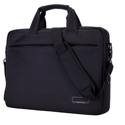 Oxford Cloth Laptop Bag with Internal Size Zipper Pocket and Tablet Compartment - internal size zipper pocket