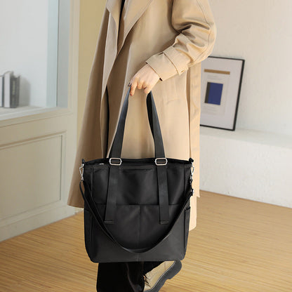 Oxford Cloth Shoulder Bag Square Vertical Travel Tote with Multiple Colors - Teleplus oxford cloth shoulder bag