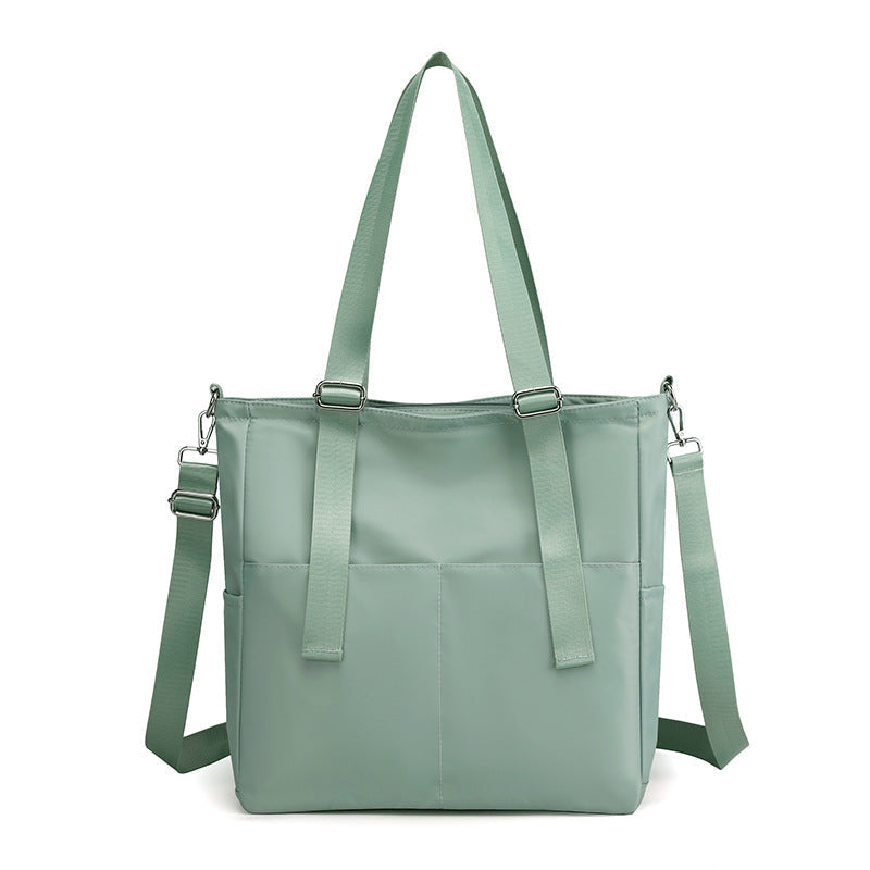 Oxford Cloth Shoulder Bag Square Vertical Travel Tote with Multiple Colors - Teleplus oxford cloth shoulder bag