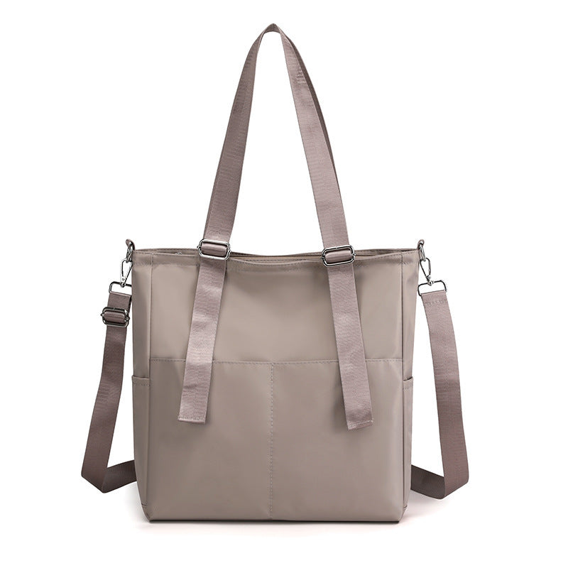 Oxford Cloth Shoulder Bag Square Vertical Travel Tote with Multiple Colors - Teleplus oxford cloth shoulder bag