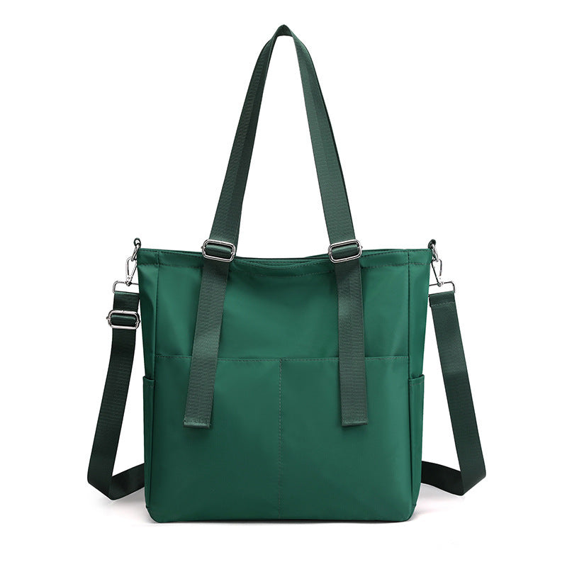 Oxford Cloth Shoulder Bag Square Vertical Travel Tote with Multiple Colors - Teleplus oxford cloth shoulder bag