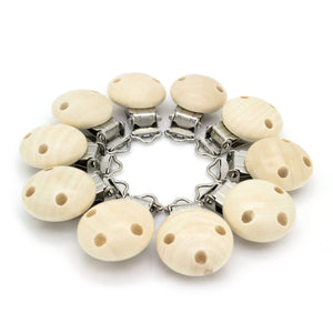 Pacifier Clip for Forks in Multiple Colors with United States Shipping - Keep Pacifiers Secure Our Colorful Fun united