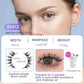 Packaged Magnetic Eyelashes with Eyelash Clip for Easy Application - pair packed magnetic eyelashes