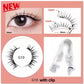 Packaged Magnetic Eyelashes with Eyelash Clip for Easy Application - pair packed magnetic eyelashes