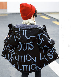 Padded Korean Winter Coat with Hood Thickened Polyester for Women - Teleplus padded korean winter coat