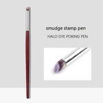Painting Mahogany Stick Hybrid Pen with Nail Brushes - painting mahogany stick nail brushes