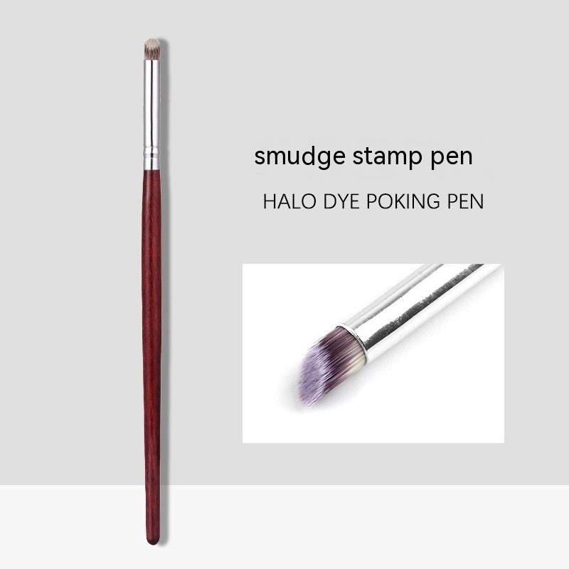 Painting Mahogany Stick Hybrid Pen with Nail Brushes - painting mahogany stick nail brushes