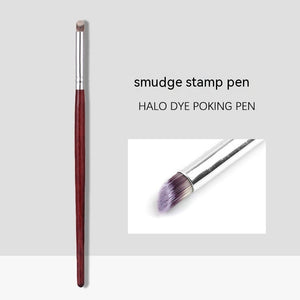 Painting Mahogany Stick Hybrid Pen with Nail Brushes - painting mahogany stick nail brushes