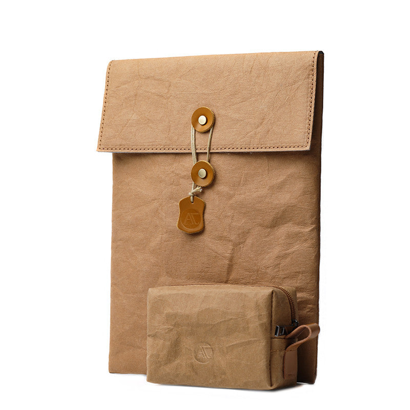 Paper Yellow Computer Bag with Felt Cloth Sleeve and Power Supply - Teleplus bag] paper yellow [computer power supply