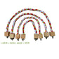 Parrot Climbing Rope Wooden Bird Ladder Toy for Cage Exercise and Play - Teleplus parrot climbing
