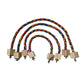 Parrot Climbing Rope Wooden Bird Ladder Toy for Cage Exercise and Play - Teleplus parrot climbing