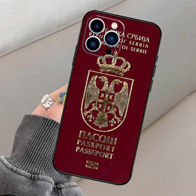 Passport Phone Case with Multiple Color Options for Algeria Serbia Spain - Colors phone case algeria serbia spain