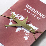 Passport Style Wedding Invitation with Boarding Pass for Destination Weddings Teleplus passport style wedding invitation