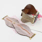 Patchwork Leather Strap Sweet Feather Leaf - Patchwork Leather Strap Sweet Feather Leaf Watch Band