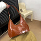 Patent Leather Glossy Shoulder Bag Fashion with Sequin Detail - Teleplus patent leather glossy shoulder bag fashion