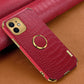 Pattern Phone Case Plating 6D Leather - Pattern Phone Case Plating 6D Leather for iPhone