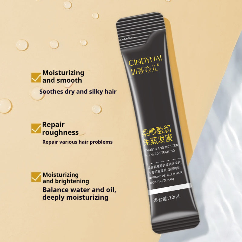 Peach Hyaluronic Acid Hair Mask Non-Steamed Hydrating and Nourishing 10ml - peach hyaluronic acid hair mask non-steamed