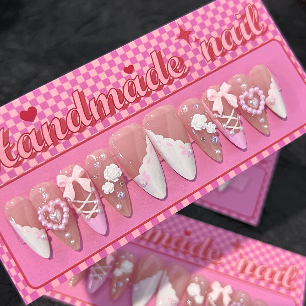 Pearl Camellia Nail Sticker Set for Spot Drill and Manicure - Teleplus spot drill pearl camellia manicure