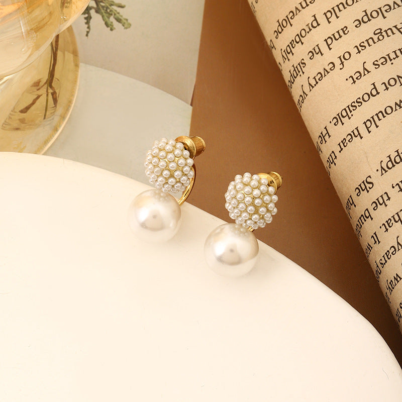 Pearl Earrings Classic Style Advanced Simple S925 Silver - Classic Pearl Earrings for Sweet Style Adventures