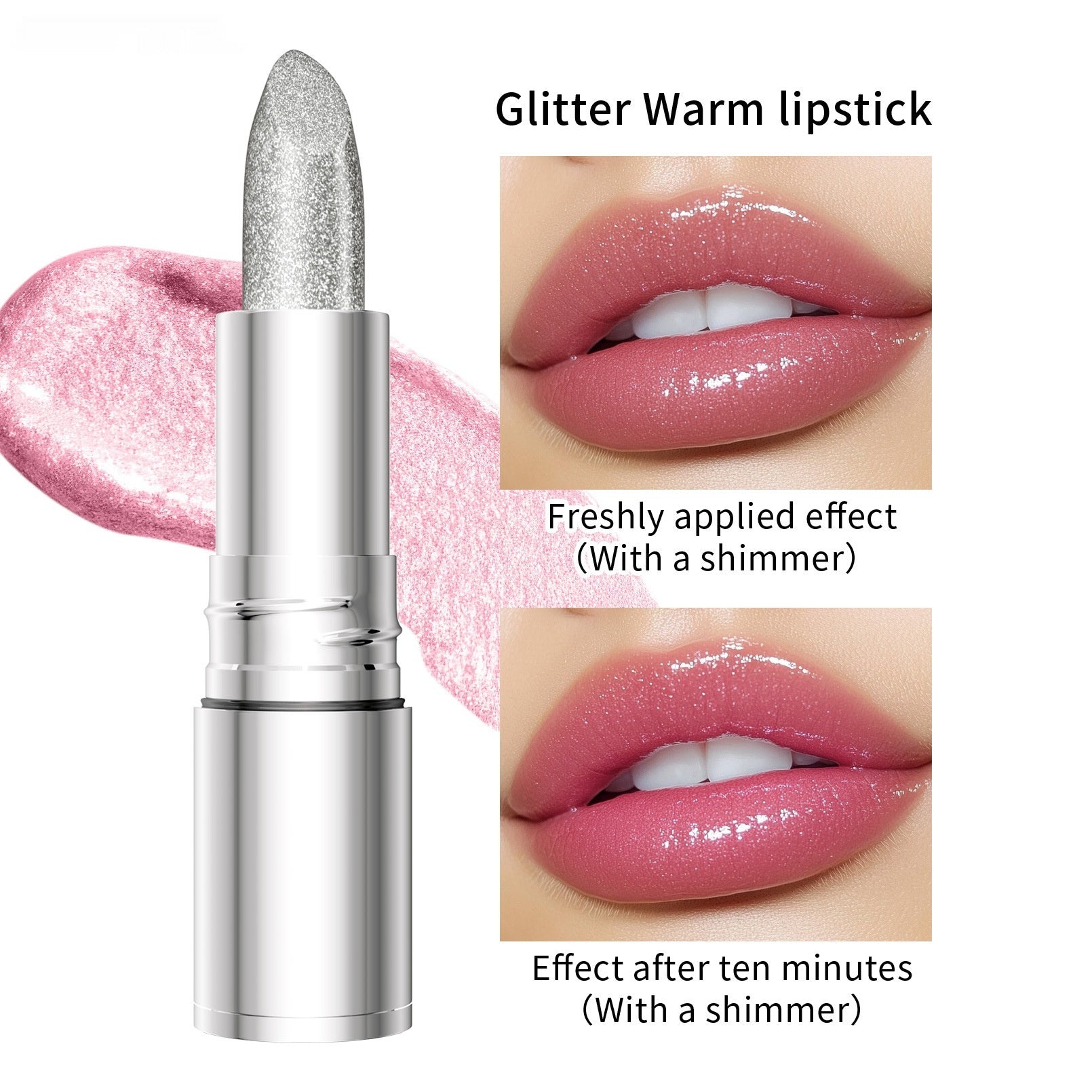 Pearl Temperature Change Lipstick for Nourishing Moisturizing and Skin Brightening - Teleplus pearl temperature change