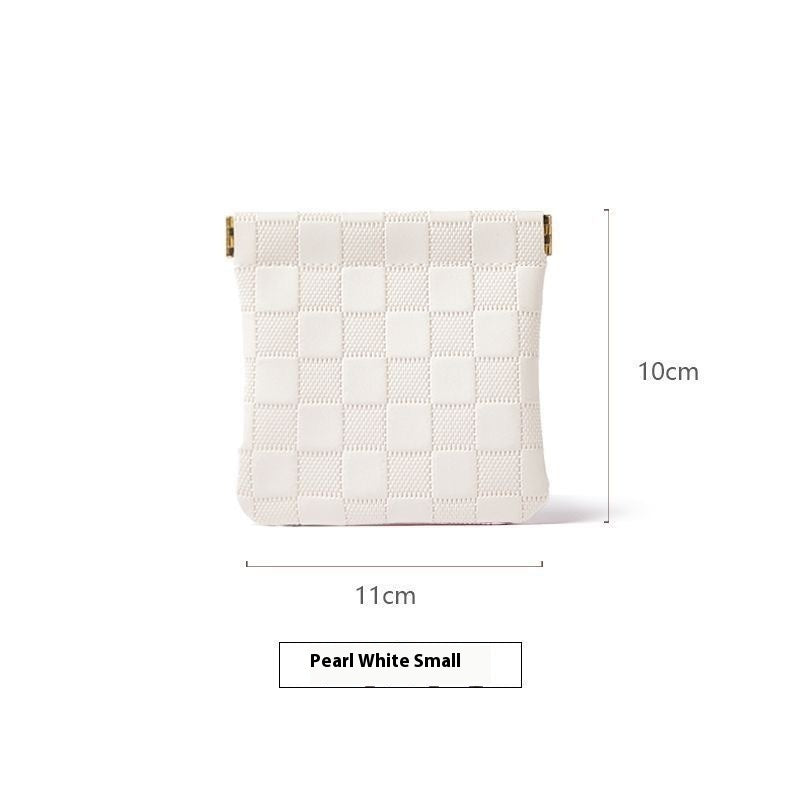 Pearl White Small Size Travel Pepper and Smoke Milk Powder Multi-Purpose Bag - Teleplus for smoke milk powder pearl